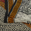 Sanskriti Vintage Sarees Dark Red Blend Georgette Printed Sari 5YD Craft Sustainable Fabric