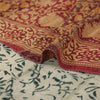 Sanskriti Vintage Sari 100% Pure Georgette Silk Green Printed aSarees 5Yd Craft Fabric Create-Floral Dresses, Kaftans, Skirts, Tops
