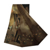 Sanskriti Vintage Sarees Brown Women Digital Printed Georgette Sari Craft Sustainable Fabric