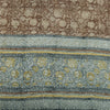 Sanskriti Vintage Sari Blend Georgette Indian Multicolor Printed Saree 5 Yd Craft Fabric Home Decor, Women Floral Outfit, Silk Scrap