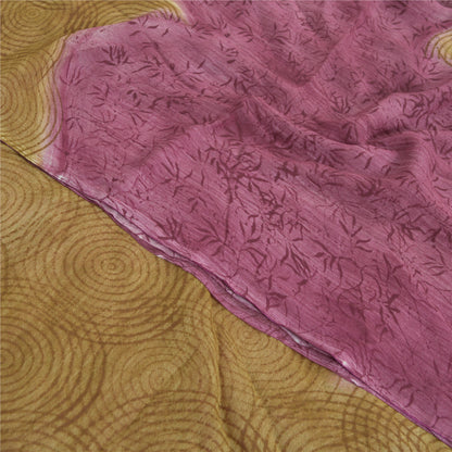 Сари Sanskriti Vintage, фиолетовая смесь, геогет, сари с принтом, мягкая, устойчивая ткань для рукоделия