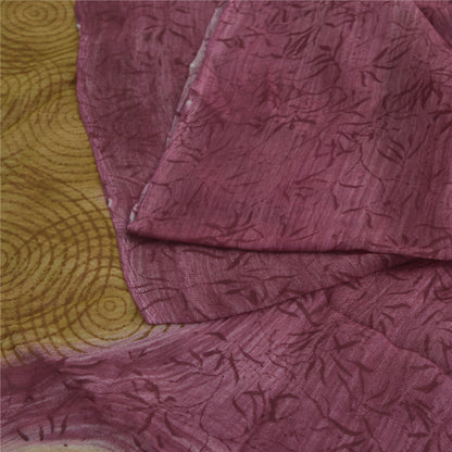 Сари Sanskriti Vintage, фиолетовая смесь, геогет, сари с принтом, мягкая, устойчивая ткань для рукоделия