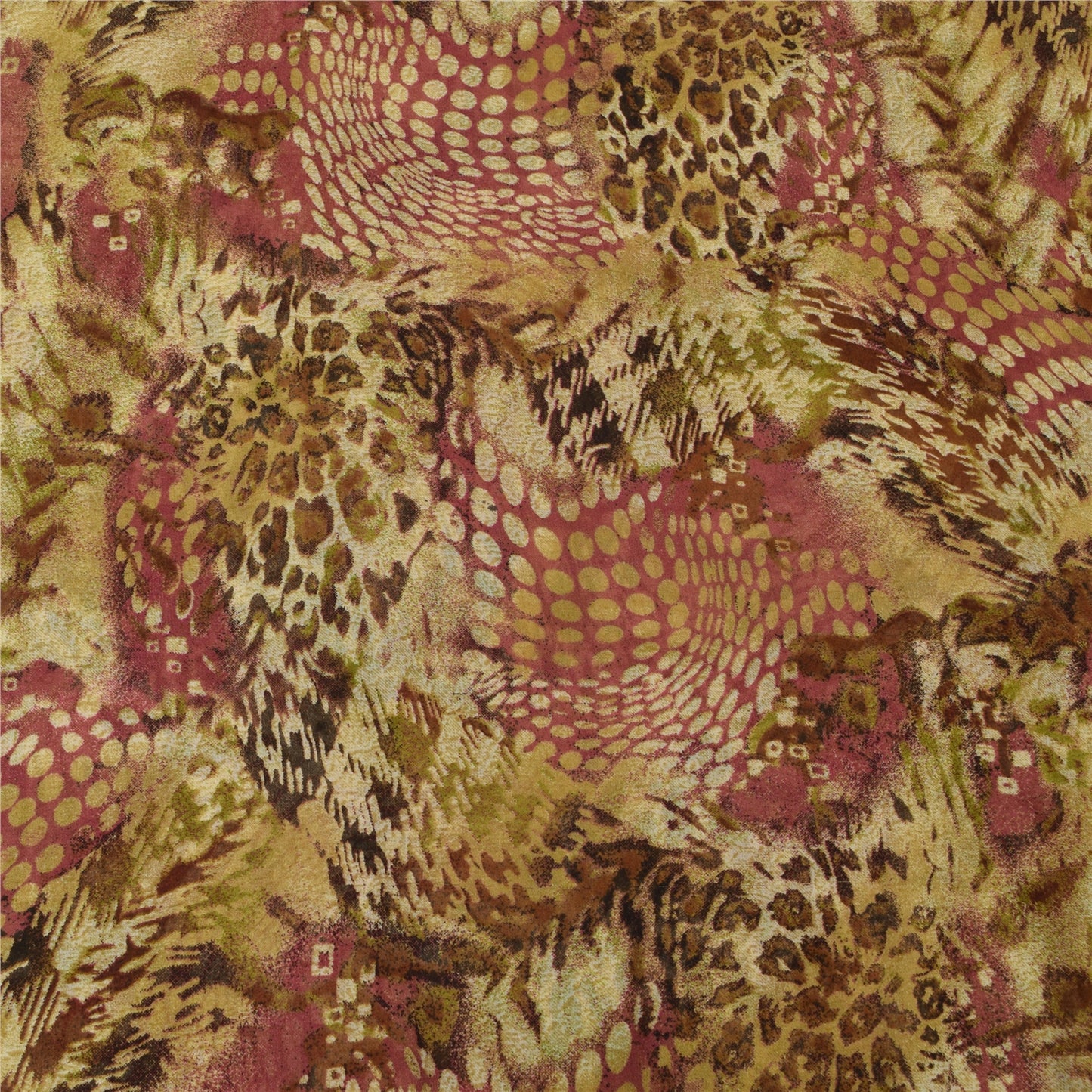 Sanskriti Vintage 100% Pure Georgette Silk Multicolor Printed Sarees 5Yd Craft Fabric Home Decor, Women Floral Outfit, Silk Scrap