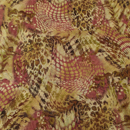 Sanskriti Vintage 100% Pure Georgette Silk Multicolor Printed Sarees 5Yd Craft Fabric Home Decor, Women Floral Outfit, Silk Scrap