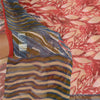 Sanskriti Vintage Dark Red Sarees Pure Georgette Silk Printed Sari Craft Sustainable Fabric