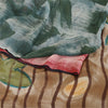 Sanskriti Vintage Saree Multi Printed Pure Georgette Silk Sari Soft Craft Sustainable Fabric