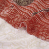 Sanskriti Vintage Saree Pink Pure Georgette Silk Printed Sari 5yd Craft Sustainable Fabric