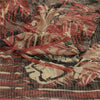 Sanskriti Vintage Saree Black Blend Georgette Woven Printed Sari Craft Sustainable Fabric