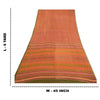 Sanskriti Vintage Saree Multi Pure Georgette Silk Printed Sari 5yd Craft Sustainable Fabric