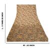 Sanskriti Vintage Saree From India Multi Georgette Printed Sari 5yd Craft Sustainable Fabric