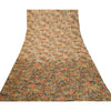 Sanskriti Vintage Saree From India Multi Georgette Printed Sari 5yd Craft Sustainable Fabric