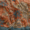 Сари из натурального шелка Sanskriti Vintage, многослойное сари из чистого жоржета, 5 ярдов, ткань для рукоделия, устойчивая к истиранию