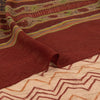 Sanskriti Vintage Sarees Pink/Red Pure Georgette Silk Printed Sari Craft Sustainable Fabric