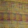 Sanskriti Vintage Sarees Multi Pure Georgette Silk Printed Sari 5yd Craft Sustainable Fabric