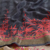 Sanskriti Vintage Sarees Pure Georgette Silk Printed Woven Sari Craft Fabric
