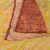 Sanskriti Vintage Sarees Multi Pure Georgette Silk Printed Sari Craft Sustainable Fabric