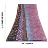 Sanskriti Vintage Sarees Multi Pure Georgette Silk Printed Sari Craft Sustainable Fabric