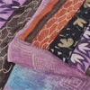 Sanskriti Vintage Sarees Multi Pure Georgette Silk Printed Sari Craft Sustainable Fabric
