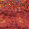 Sanskriti Vintage Sarees Pure Georgette Silk Hand Beaded Print Sari Craft Sustainable Fabric