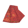 Sanskriti Vintage Sarees Pure Georgette Silk Hand Beaded Print Sari Craft Sustainable Fabric