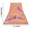 Sanskriti Vintage Sarees Multi Pure Georgette Silk Printed Sari 5yd Craft Sustainable Fabric