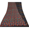 Sanskriti Vintage Sarees Multi Pure Georgette Silk Printed Sari 5yd Craft Sustainable Fabric
