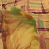 Sanskriti Vintage Sarees Multi Pure Georgette Silk Printed Sari 5yd Craft Sustainable Fabric