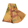 Sanskriti Vintage Sarees Multi Pure Georgette Silk Printed Sari 5yd Craft Sustainable Fabric