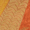 Sanskriti Vintage Sarees Multi Pure Georgette Silk Printed Sari 5yd Craft Sustainable Fabric