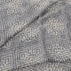 Sanskriti Vintage Sarees Gray Pure Georgette Silk Printed Sari 5yd Craft Sustainable Fabric