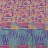 Sanskriti Vintage Sarees Pink Pure Georgette Silk Printed Sari 5+yd Craft Sustainable Fabric