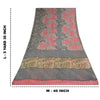 Sanskriti Vintage Sarees Multi Pure Georgette Silk Print Sari 5+yd Craft Sustainable Fabric