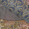 Sanskriti Vintage Sarees Multi Pure Georgette Silk Print Sari 5+yd Craft Sustainable Fabric
