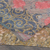 Sanskriti Vintage Sarees Multi Pure Georgette Silk Print Sari 5+yd Craft Sustainable Fabric