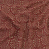 Sanskriti Vintage Sarees Red Pure Georgette Silk Printed Sari 6yd Craft Sustainable Fabric