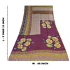 Sanskriti Vintage Sarees 100% Pure Georgette Silk Printed Sari 5+yd Craft Sustainable Fabric