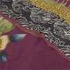Sanskriti Vintage Sarees 100% Pure Georgette Silk Printed Sari 5+yd Craft Sustainable Fabric