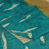 Sanskriti Vintage Sarees 100% Pure Georgette Silk Printed Sari 5+yd Craft Sustainable Fabric