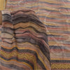Sanskriti Vintage Sarees Multi Pure Georgette Silk Print Sari 5+yd Craft Sustainable Fabric