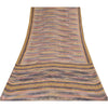 Sanskriti Vintage Sarees Multi Pure Georgette Silk Print Sari 5+yd Craft Sustainable Fabric