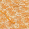 Sanskriti Vintage Sarees Orange/Cream Pure Georgette Silk Print Sari 5+yd Sustainable Fabric