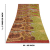 Sanskriti Vintage Sarees Multi Pure Georgette Silk Print Sari 5+yd Craft Sustainable Fabric