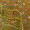 Sanskriti Vintage Sarees Multi Pure Georgette Silk Printed Sari 6yd Craft Sustainable Fabric