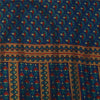 Sanskriti Vintage Sarees Blue Pure Georgette Silk Printed Sari 5+yd Craft Sustainable Fabric