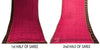 Sanskriti Vintage Saree Pink Soft Pure Georgette Block Printed Woven Sari 5.5 Yd