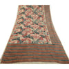 Sanskriti Vintage Multi Sarees Pure Georgette Silk Printed Sari 5yd Craft Fabric