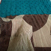 Sanskriti Vintage Printed Blend Georgette Saree 5 Yard Sari Craft Decor Sustainable Fabric