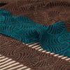 Sanskriti Vintage Printed Blend Georgette Saree 5 Yard Sari Craft Decor Sustainable Fabric