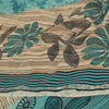 Sanskriti Vintage Green Pure Georgette Silk Sarees Printed Sari 5yd Craft Fabric