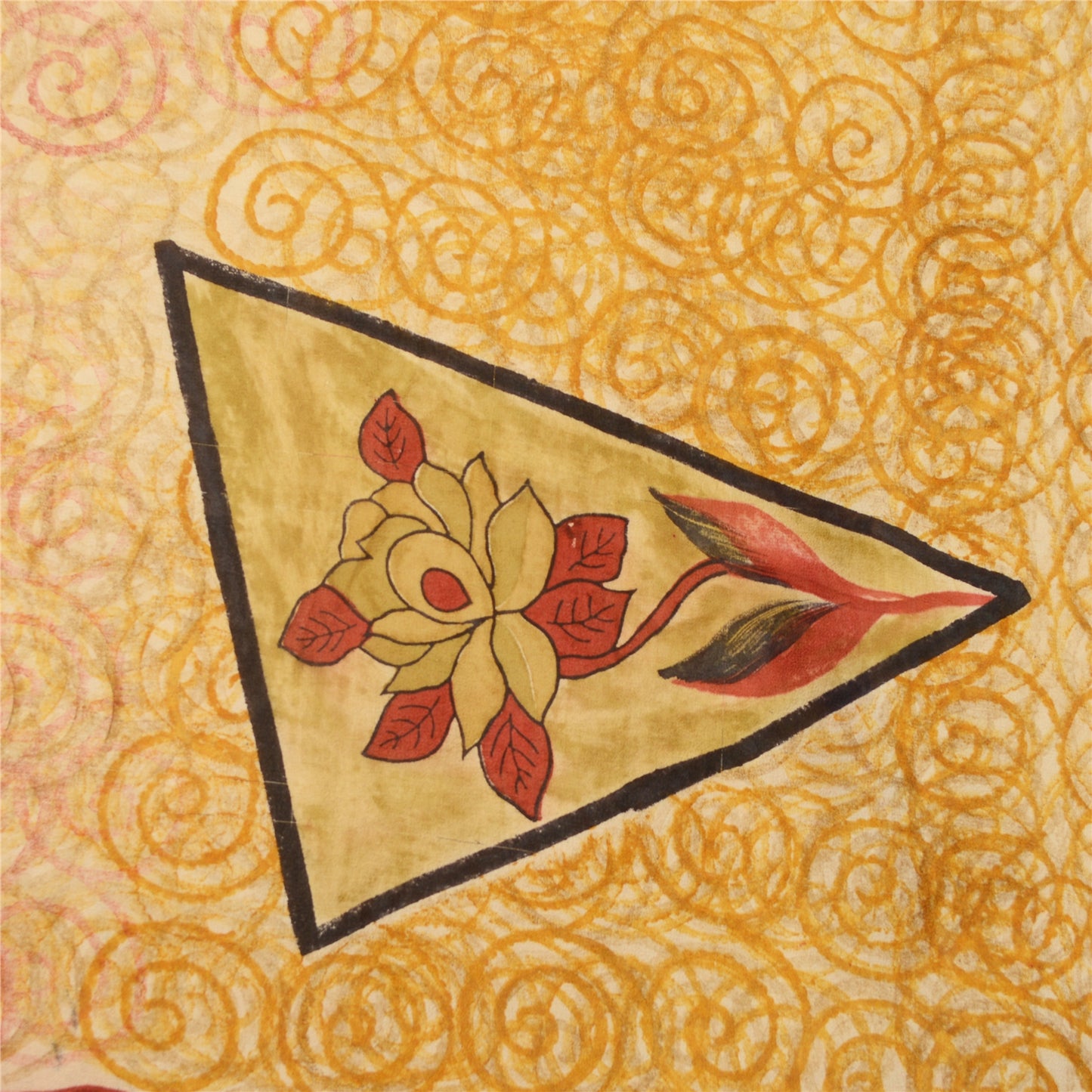 Sanskriti Vintage Multi Sarees Pure Georgette Silk Printed Sari 5YD Craft Fabric
